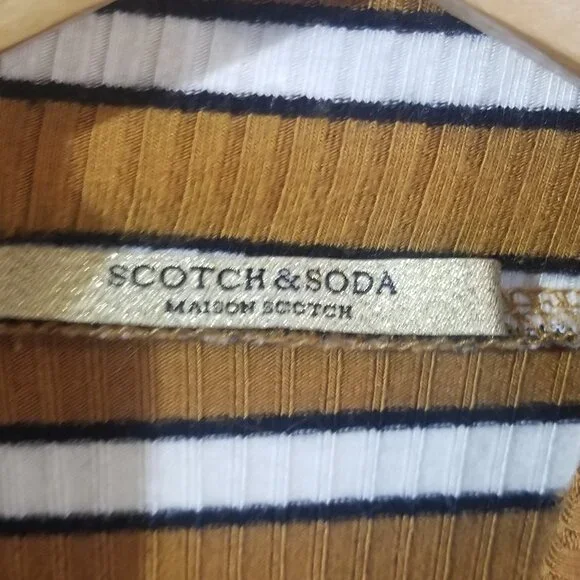 Scotch & Soda Women's Top Lot - Organic Cotton Button Down Up & Turtleneck - XS - Picture 9 of 14